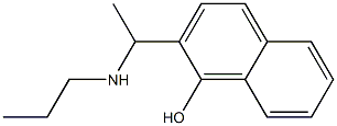 2-[1-(propylamino)ethyl]-1-naphthol 结构式