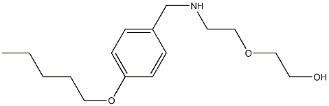 2-[2-({[4-(pentyloxy)phenyl]methyl}amino)ethoxy]ethan-1-ol