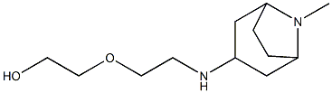 2-[2-({8-methyl-8-azabicyclo[3.2.1]octan-3-yl}amino)ethoxy]ethan-1-ol Struktur