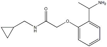 2-[2-(1-aminoethyl)phenoxy]-N-(cyclopropylmethyl)acetamide