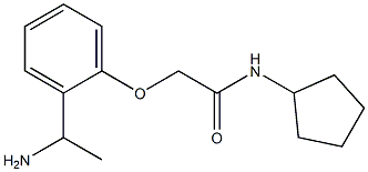 2-[2-(1-aminoethyl)phenoxy]-N-cyclopentylacetamide