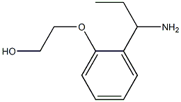 2-[2-(1-aminopropyl)phenoxy]ethan-1-ol Structure