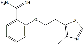 2-[2-(4-methyl-1,3-thiazol-5-yl)ethoxy]benzene-1-carboximidamide