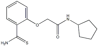  2-[2-(aminocarbonothioyl)phenoxy]-N-cyclopentylacetamide