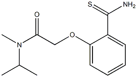 2-[2-(aminocarbonothioyl)phenoxy]-N-isopropyl-N-methylacetamide|