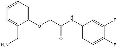 2-[2-(aminomethyl)phenoxy]-N-(3,4-difluorophenyl)acetamide