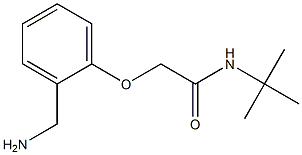 2-[2-(aminomethyl)phenoxy]-N-(tert-butyl)acetamide 结构式