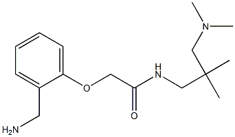 2-[2-(aminomethyl)phenoxy]-N-{2-[(dimethylamino)methyl]-2-methylpropyl}acetamide