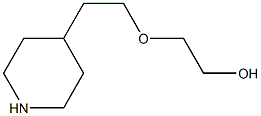 2-[2-(piperidin-4-yl)ethoxy]ethan-1-ol Struktur