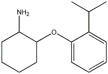 2-[2-(propan-2-yl)phenoxy]cyclohexan-1-amine,,结构式