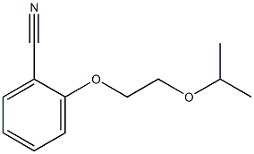 2-[2-(propan-2-yloxy)ethoxy]benzonitrile Structure