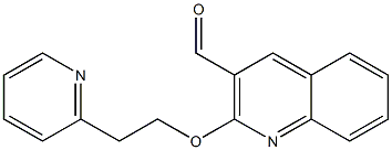 2-[2-(pyridin-2-yl)ethoxy]quinoline-3-carbaldehyde|