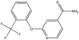 2-[2-(trifluoromethyl)phenoxy]pyridine-4-carbothioamide|