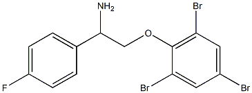 2-[2-amino-2-(4-fluorophenyl)ethoxy]-1,3,5-tribromobenzene|