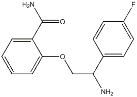 2-[2-amino-2-(4-fluorophenyl)ethoxy]benzamide