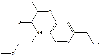 2-[3-(aminomethyl)phenoxy]-N-(2-methoxyethyl)propanamide