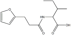 2-[3-(furan-2-yl)propanamido]-3-methylpentanoic acid