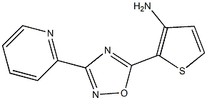 2-[3-(pyridin-2-yl)-1,2,4-oxadiazol-5-yl]thiophen-3-amine