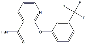 2-[3-(trifluoromethyl)phenoxy]pyridine-3-carbothioamide