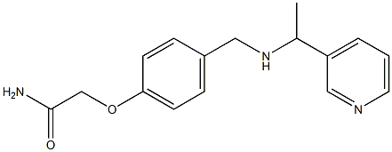 2-[4-({[1-(pyridin-3-yl)ethyl]amino}methyl)phenoxy]acetamide|