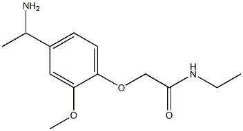  2-[4-(1-aminoethyl)-2-methoxyphenoxy]-N-ethylacetamide