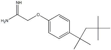 2-[4-(2,4,4-trimethylpentan-2-yl)phenoxy]ethanimidamide|