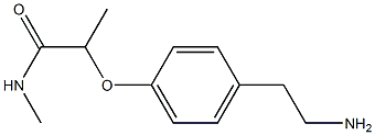 2-[4-(2-aminoethyl)phenoxy]-N-methylpropanamide|