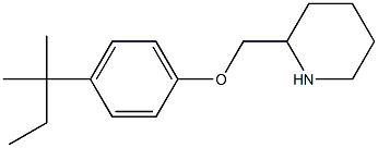 2-[4-(2-methylbutan-2-yl)phenoxymethyl]piperidine Structure