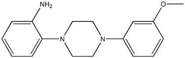 2-[4-(3-methoxyphenyl)piperazin-1-yl]aniline Struktur