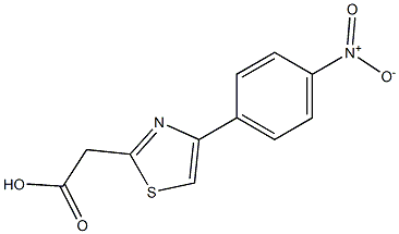 2-[4-(4-nitrophenyl)-1,3-thiazol-2-yl]acetic acid Structure