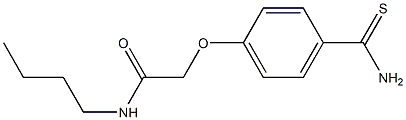 2-[4-(aminocarbonothioyl)phenoxy]-N-butylacetamide