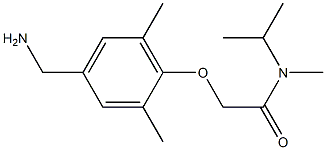 2-[4-(aminomethyl)-2,6-dimethylphenoxy]-N-methyl-N-(propan-2-yl)acetamide