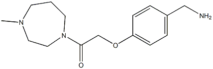  2-[4-(aminomethyl)phenoxy]-1-(4-methyl-1,4-diazepan-1-yl)ethan-1-one