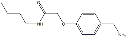 2-[4-(aminomethyl)phenoxy]-N-butylacetamide