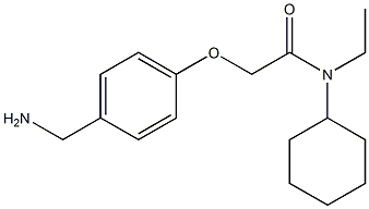 2-[4-(aminomethyl)phenoxy]-N-cyclohexyl-N-ethylacetamide