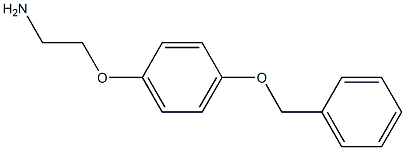 2-[4-(benzyloxy)phenoxy]ethanamine Struktur