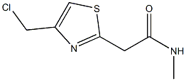 2-[4-(chloromethyl)-1,3-thiazol-2-yl]-N-methylacetamide