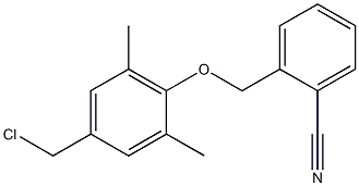 2-[4-(chloromethyl)-2,6-dimethylphenoxymethyl]benzonitrile