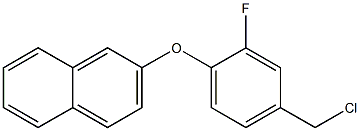 2-[4-(chloromethyl)-2-fluorophenoxy]naphthalene|