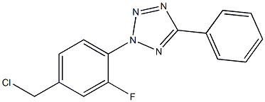2-[4-(chloromethyl)-2-fluorophenyl]-5-phenyl-2H-1,2,3,4-tetrazole