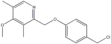 2-[4-(chloromethyl)phenoxymethyl]-4-methoxy-3,5-dimethylpyridine