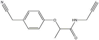2-[4-(cyanomethyl)phenoxy]-N-(prop-2-yn-1-yl)propanamide