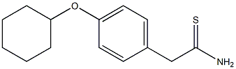 2-[4-(cyclohexyloxy)phenyl]ethanethioamide