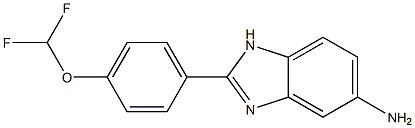 2-[4-(difluoromethoxy)phenyl]-1H-1,3-benzodiazol-5-amine