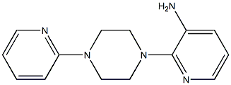 2-[4-(pyridin-2-yl)piperazin-1-yl]pyridin-3-amine 化学構造式