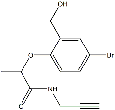 2-[4-bromo-2-(hydroxymethyl)phenoxy]-N-(prop-2-yn-1-yl)propanamide