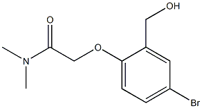 2-[4-bromo-2-(hydroxymethyl)phenoxy]-N,N-dimethylacetamide