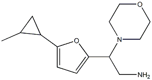 2-[5-(2-methylcyclopropyl)-2-furyl]-2-morpholin-4-ylethanamine Structure