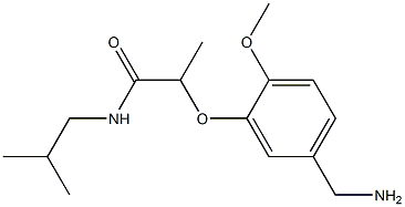2-[5-(aminomethyl)-2-methoxyphenoxy]-N-(2-methylpropyl)propanamide