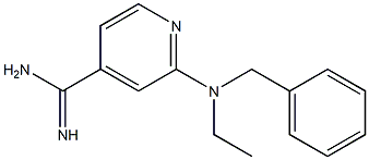 2-[benzyl(ethyl)amino]pyridine-4-carboximidamide